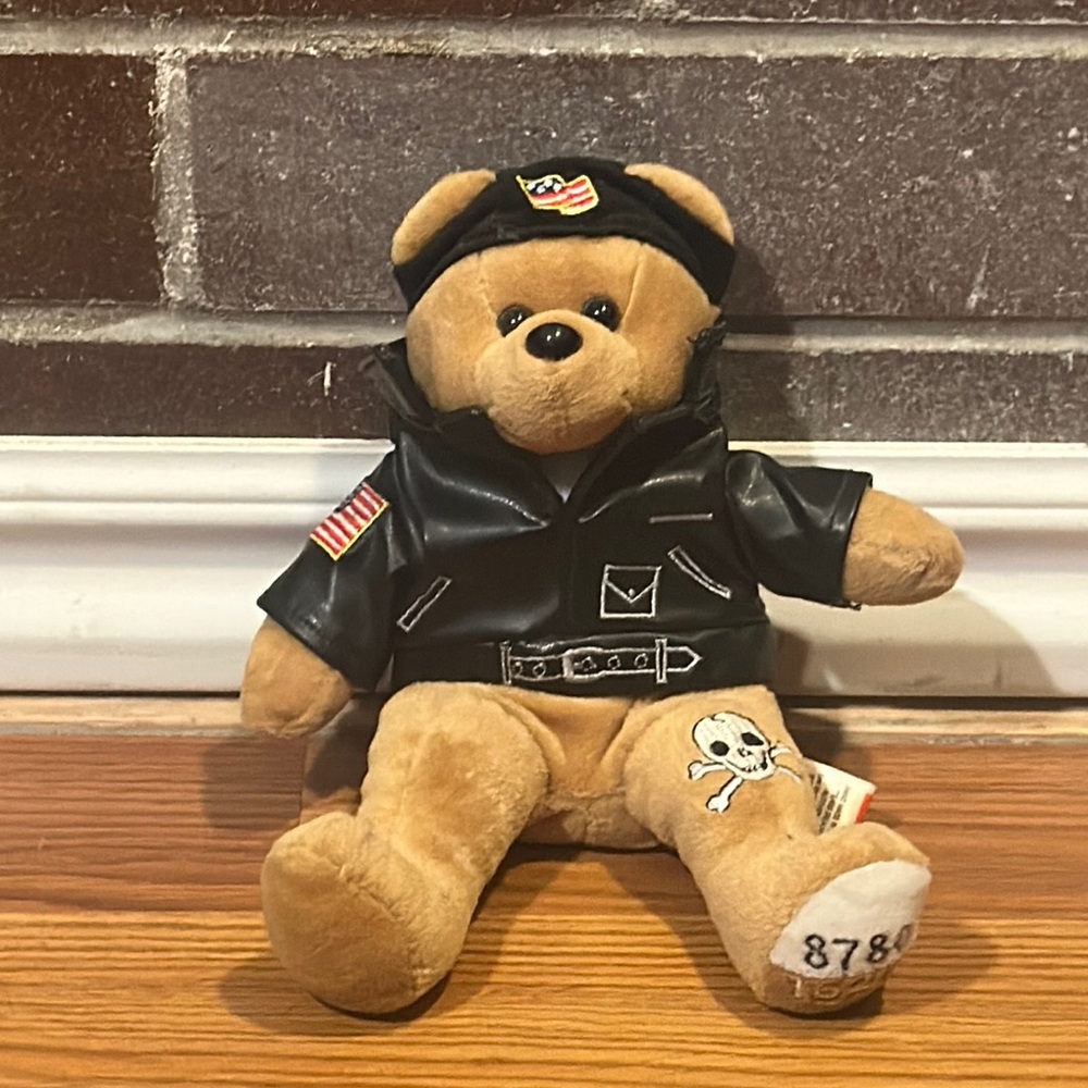 Vintage Team Beans American Rebel Biker